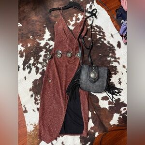 Elegant Rosegold Dress